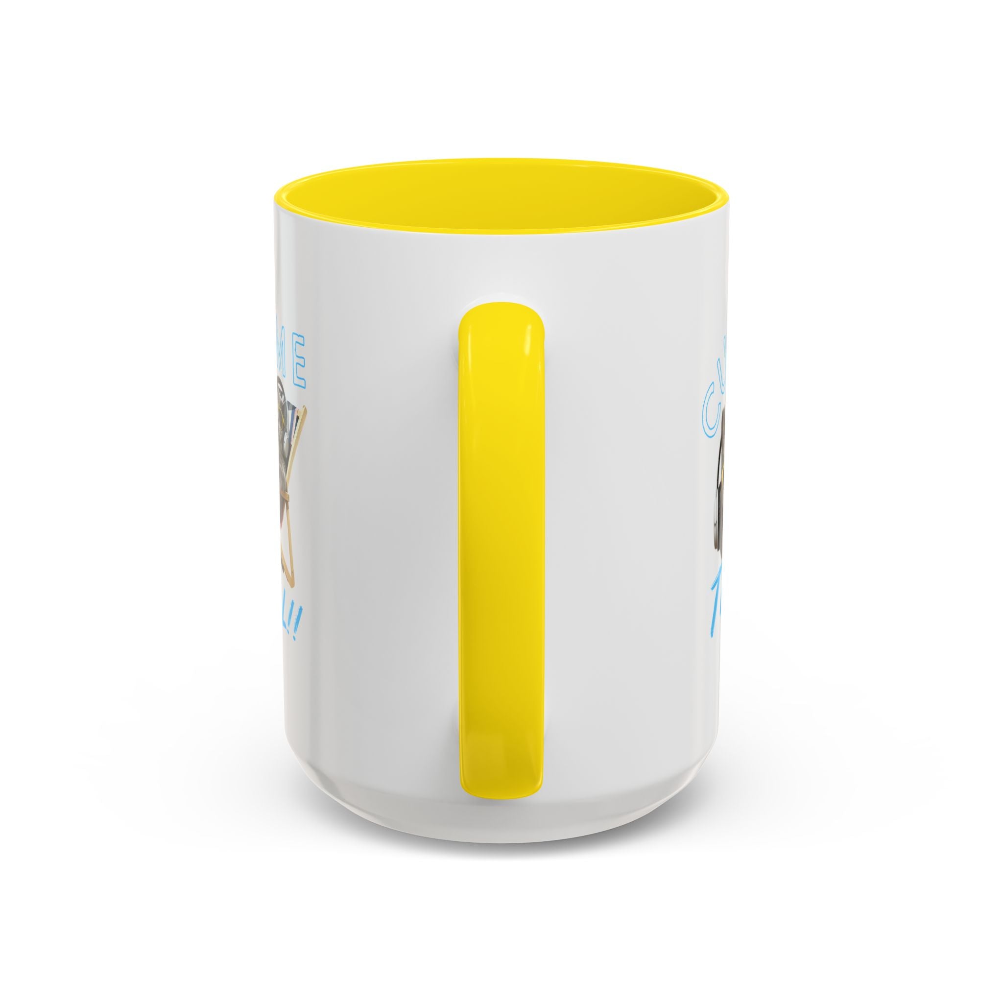 Chill Cat Summer Mug | Personalized Cat Photo Coffee Cup With Custom Text