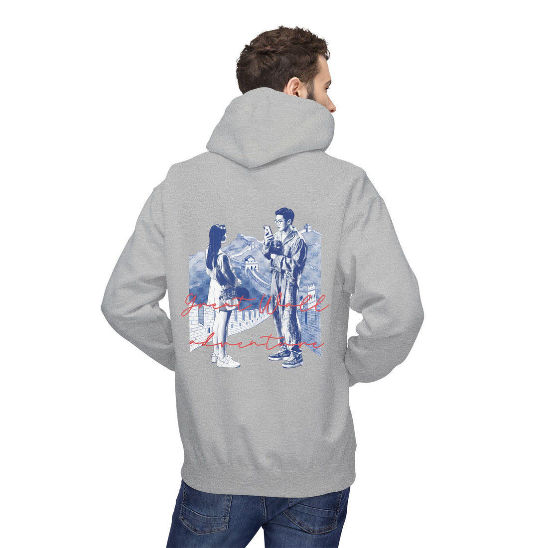 Great Wall Adventure Hoodie – Summer Wanderlust Sweatshirt
