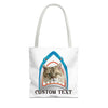 Funny Cat Tote Bag | Custom Pet Photo Shark Summer Bag
