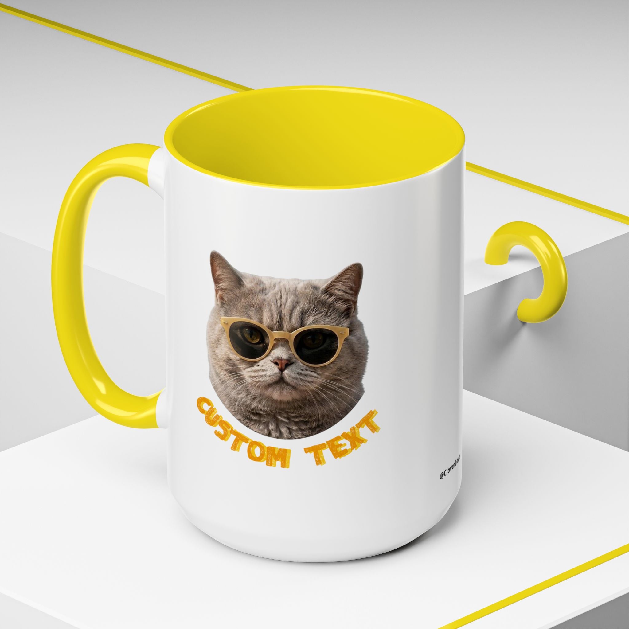 Lustige Katzen-Sommer-Tasse – Süße Strand-Kaffeetasse für Katzenliebhaber