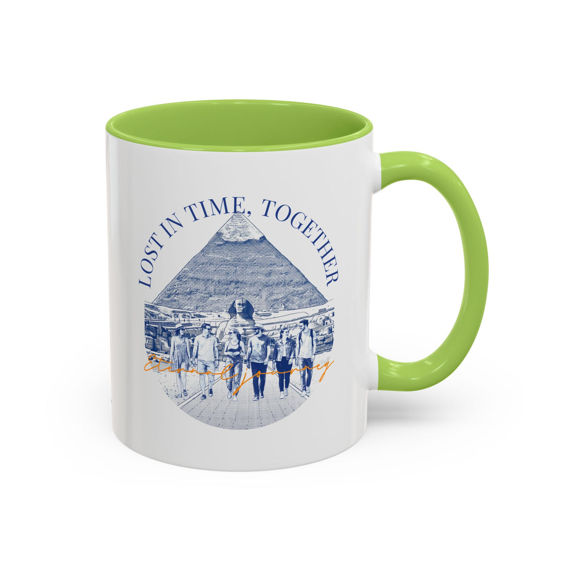 Egypt Travel Memory Mug - Pyramid Adventure Coffee Cup for Travelers