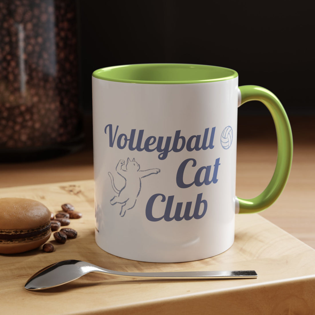 Volleyball Club Mug | Cat Design