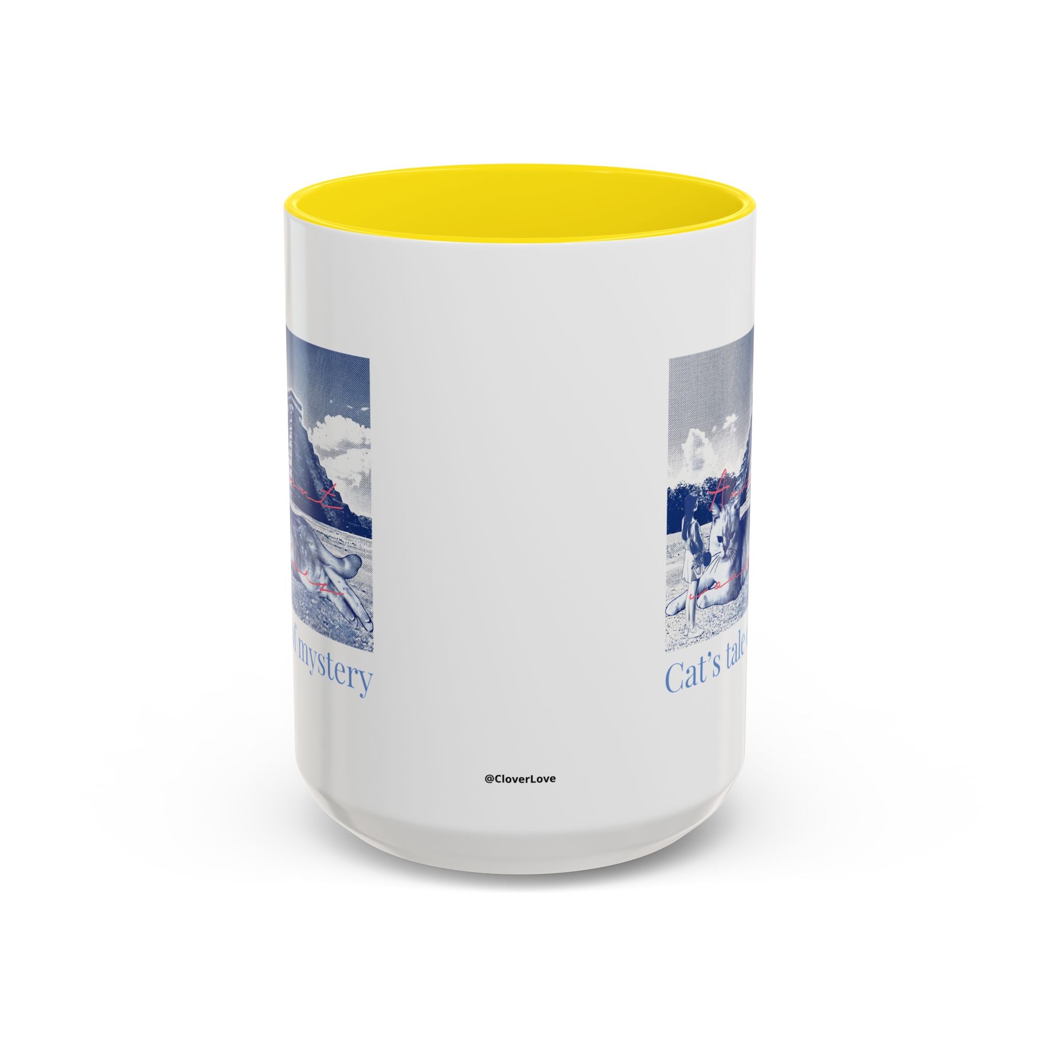 Chichen Itza Cat Travel Mug - Mexico Landmark Coffee Cup for Cat Lovers
