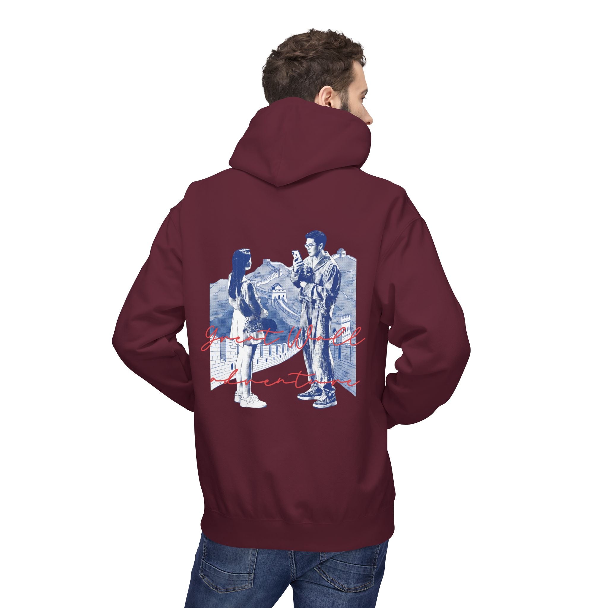 Great Wall Adventure Hoodie – Summer Wanderlust Sweatshirt