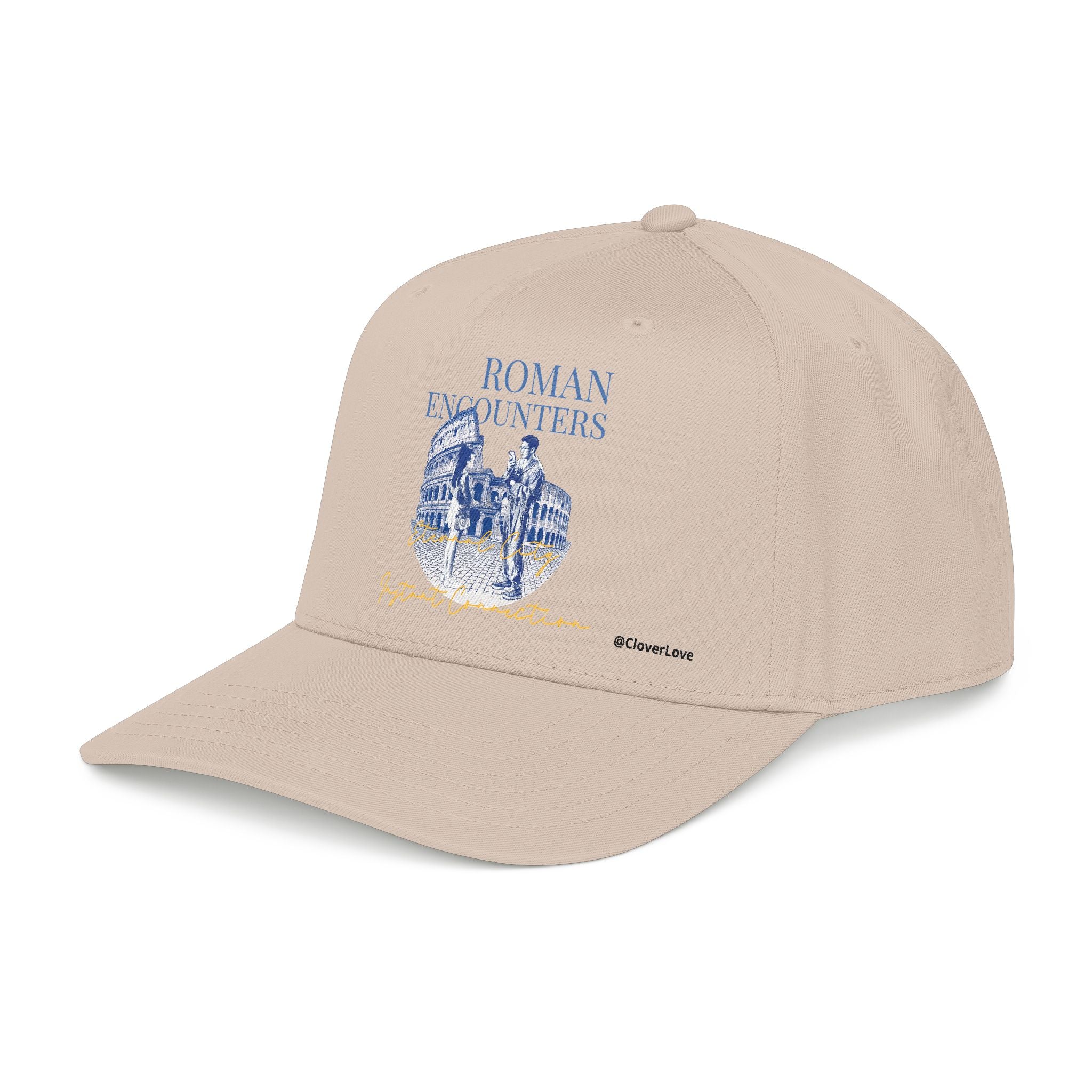 Rome Travel Hat - Colosseum Baseball Cap, European Adventure Dad Hat