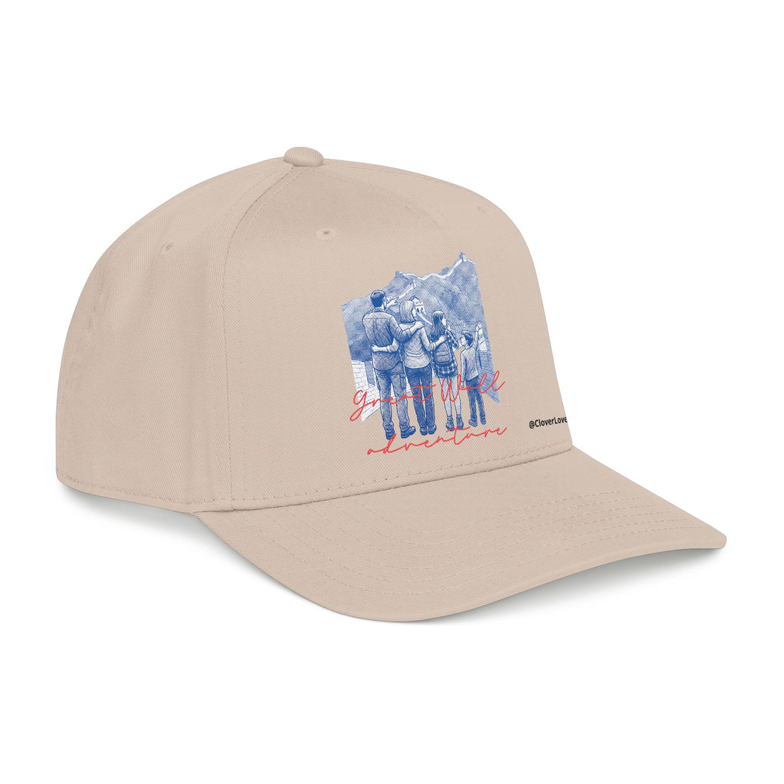 Ocean Adventure Hat - Coastal Travel Baseball Cap, Beach Vacation Dad Hat