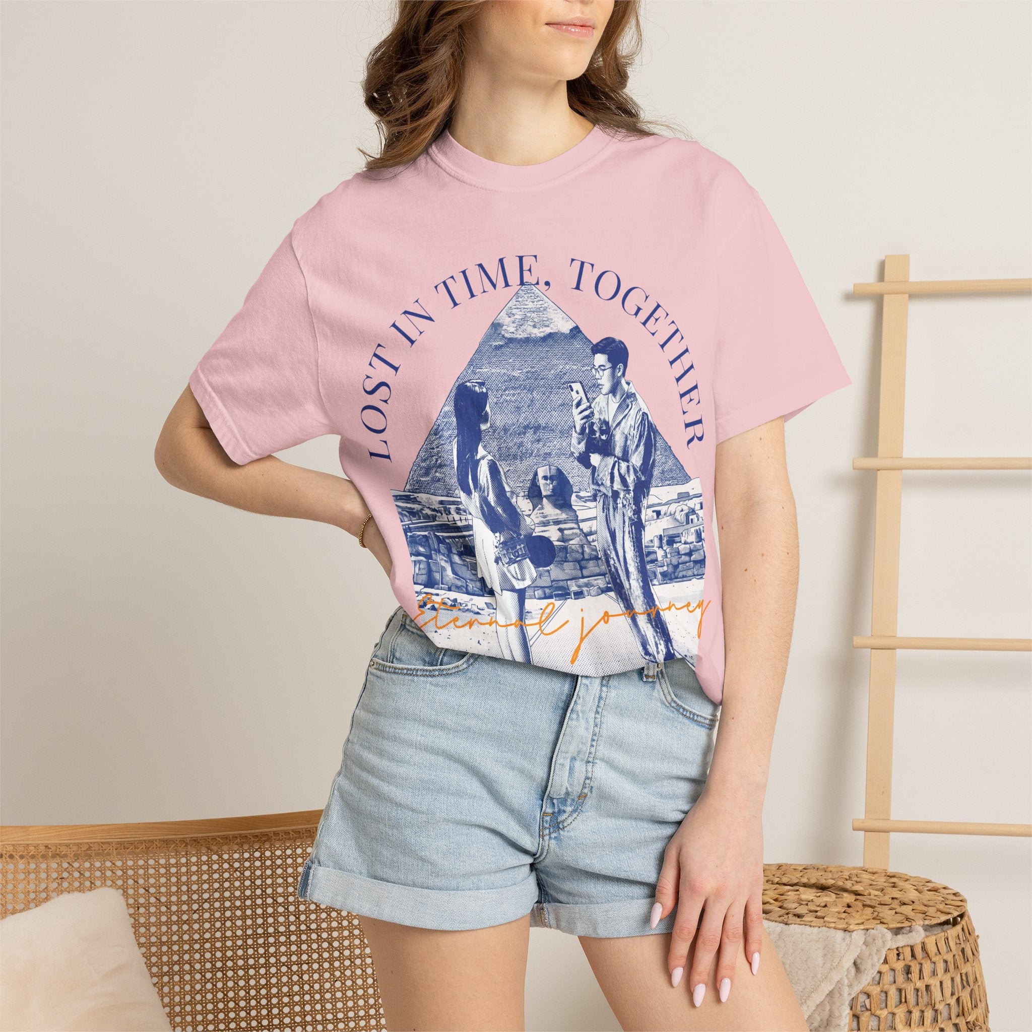 Custom Travel Memory T-Shirt - Vintage Landmark Adventure Tee, Unique Vacation Gift