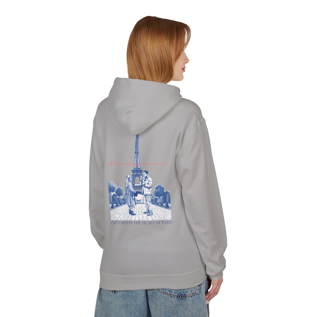 Paris Eiffel Tower Hoodie | Romantic Travel Graphic Sweatshirt