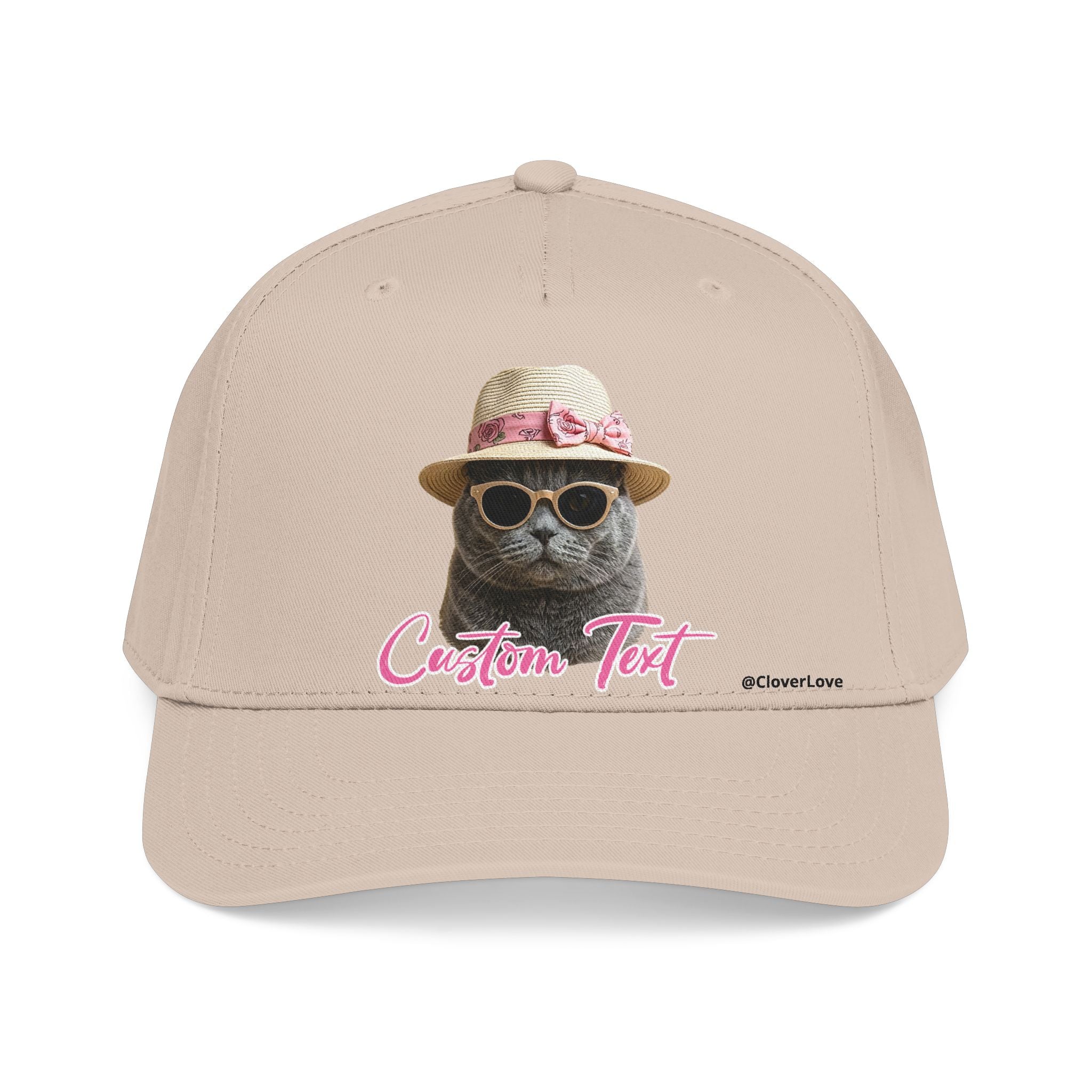 Cute Cat Photo Hat | Personalized Pet Lover Baseball Cap