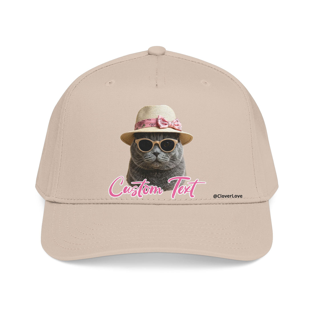 Cute Cat Photo Hat | Personalized Pet Lover Baseball Cap