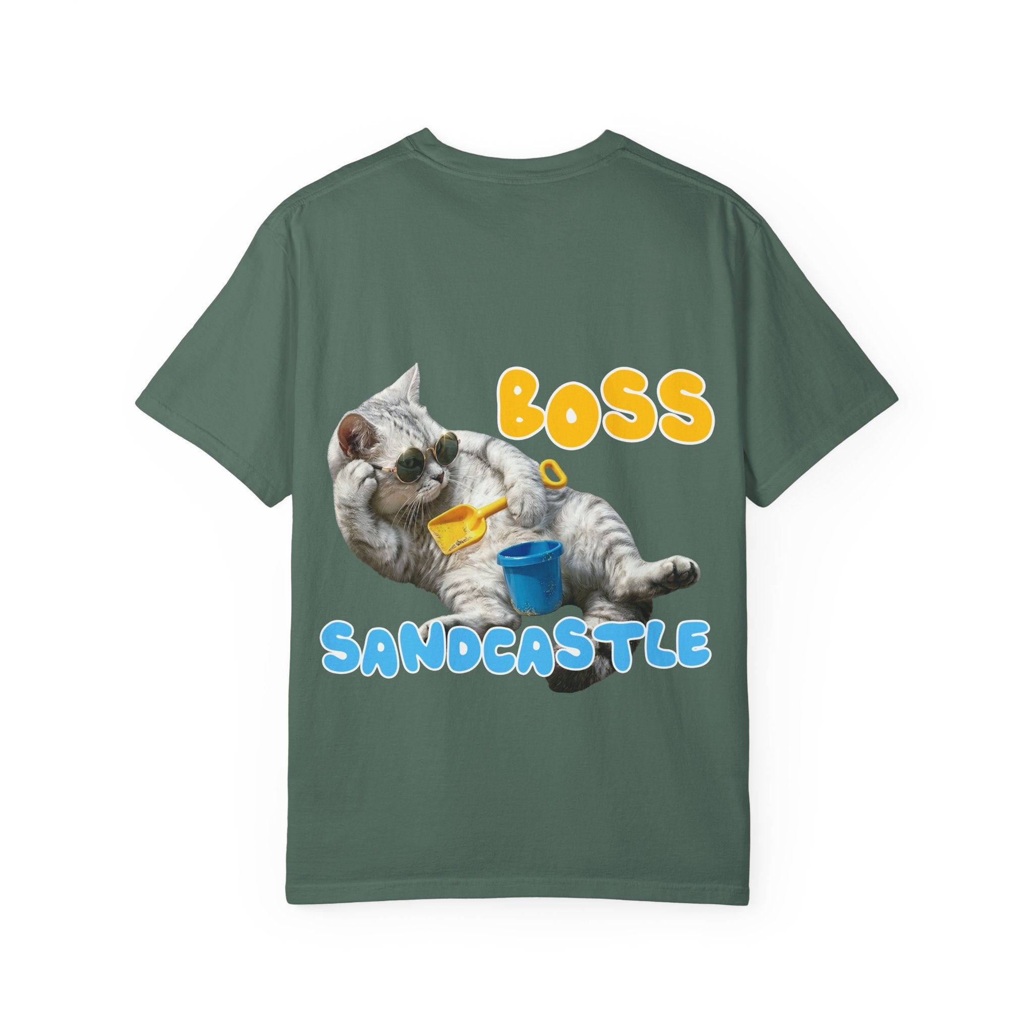 Custom Cat Summer T-Shirt - Funny Beach Cat Tee, Cat Lover Gift