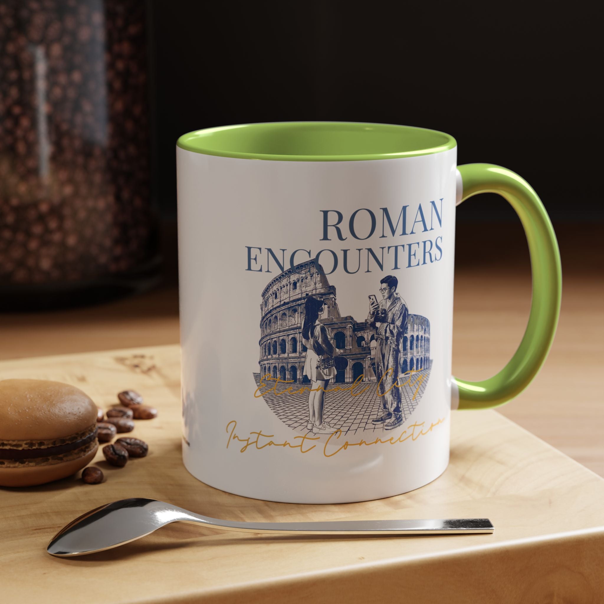 Rome Travel Memory Mug - Colosseum Coffee Cup for Travelers