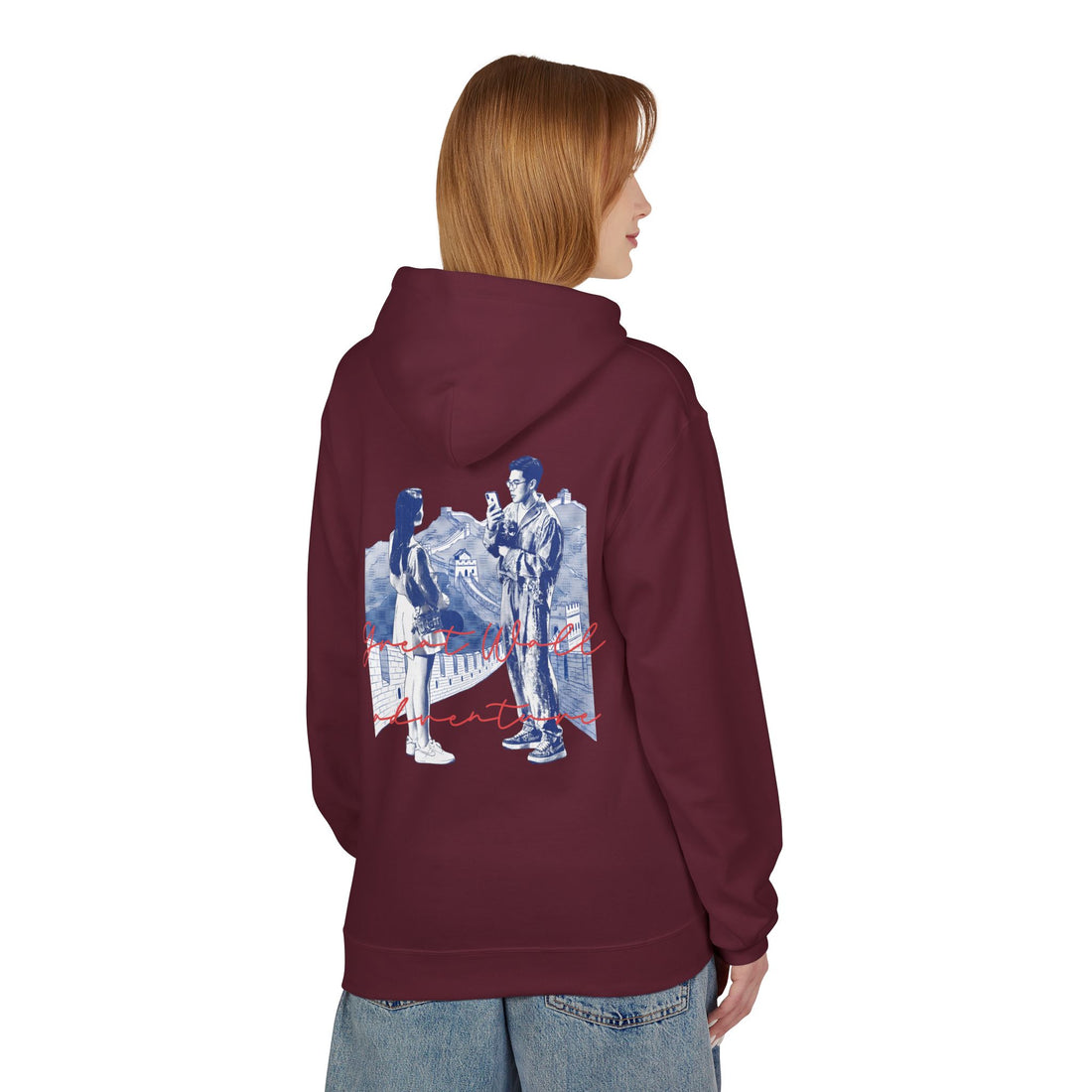 Great Wall Adventure Hoodie – Summer Wanderlust Sweatshirt