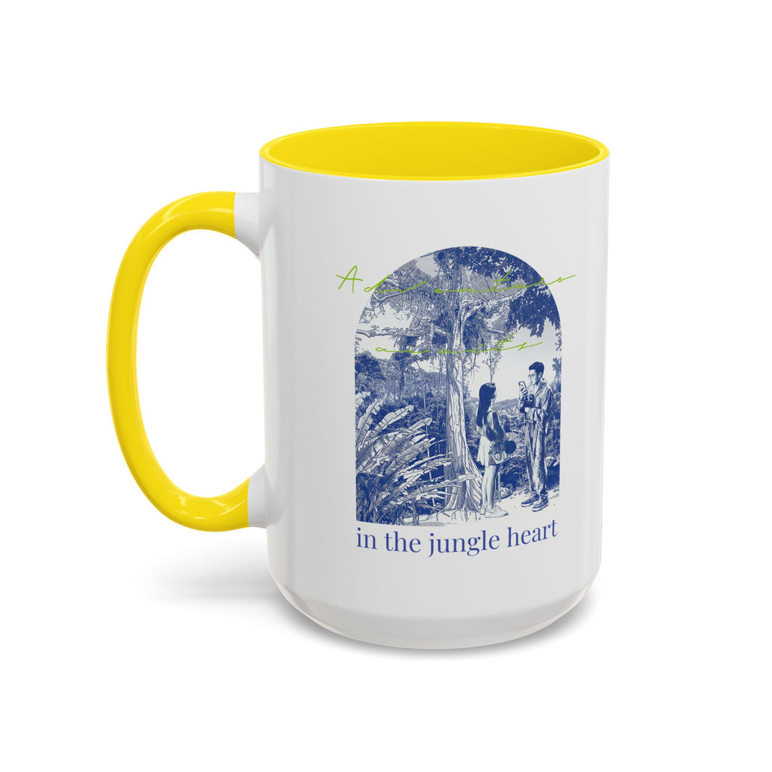 Jungle Adventure Travel Mug - Tropical Nature Coffee Cup for Explorers
