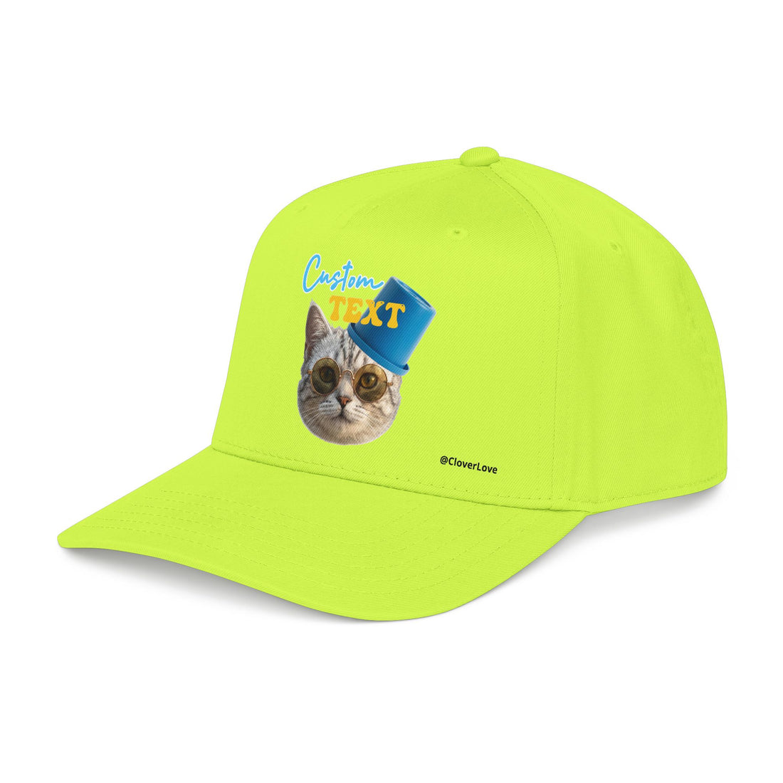 Funny Cat Photo Hat | Custom Pet Lover Baseball Cap