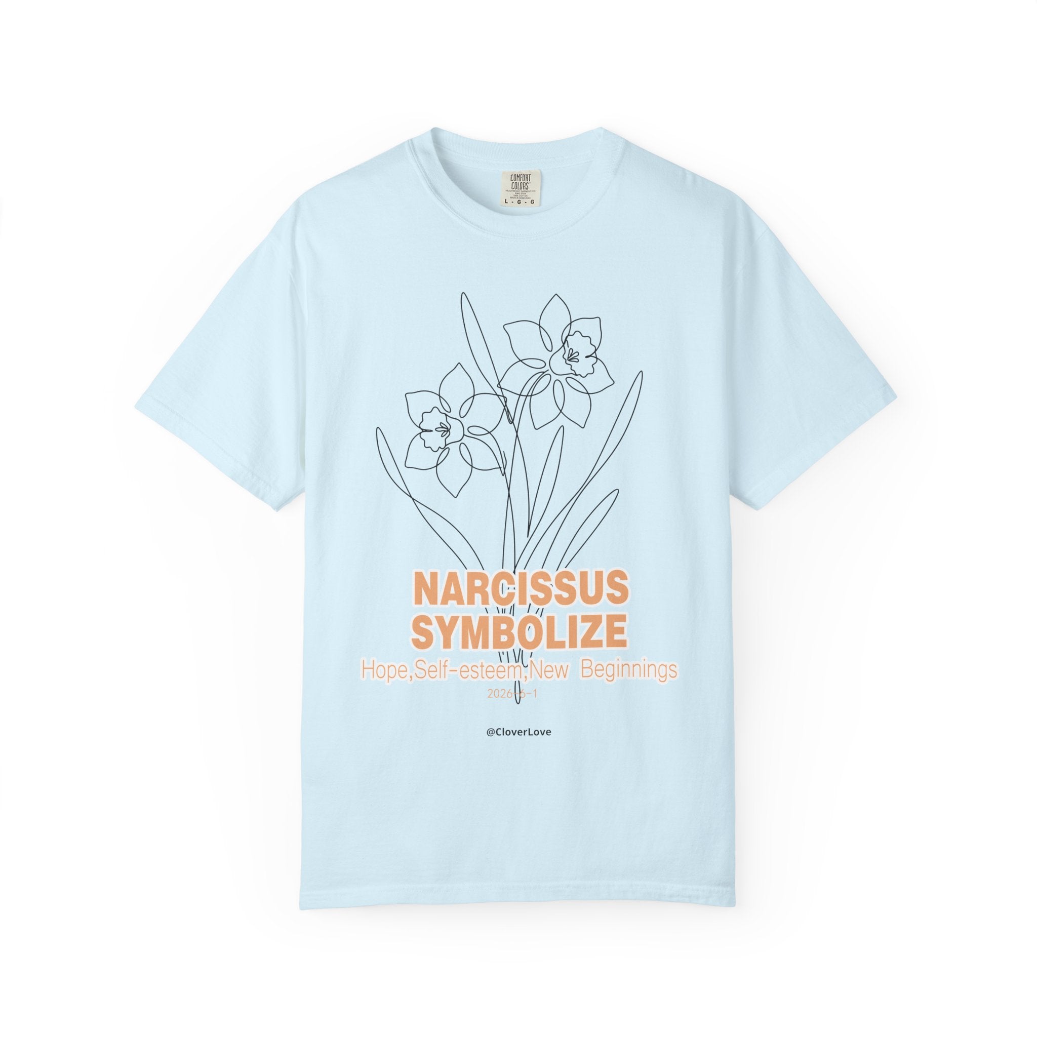 Narcissus Flower T-Shirt - Botanical Graphic Shirt for Flower Lovers