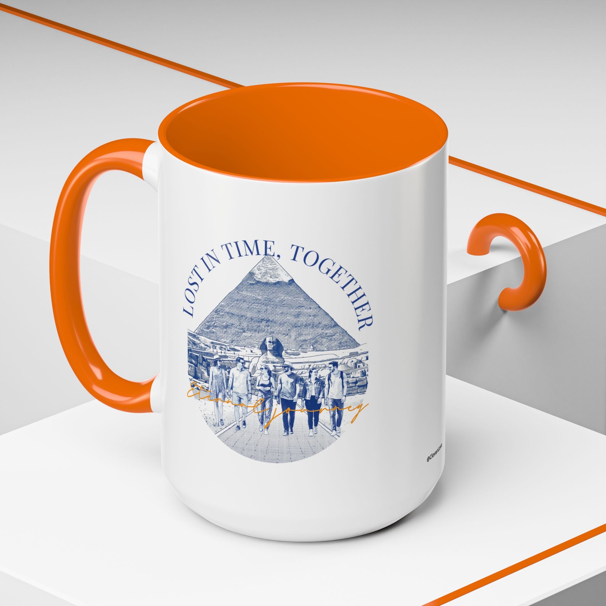 Egypt Travel Memory Mug - Pyramid Adventure Coffee Cup for Travelers