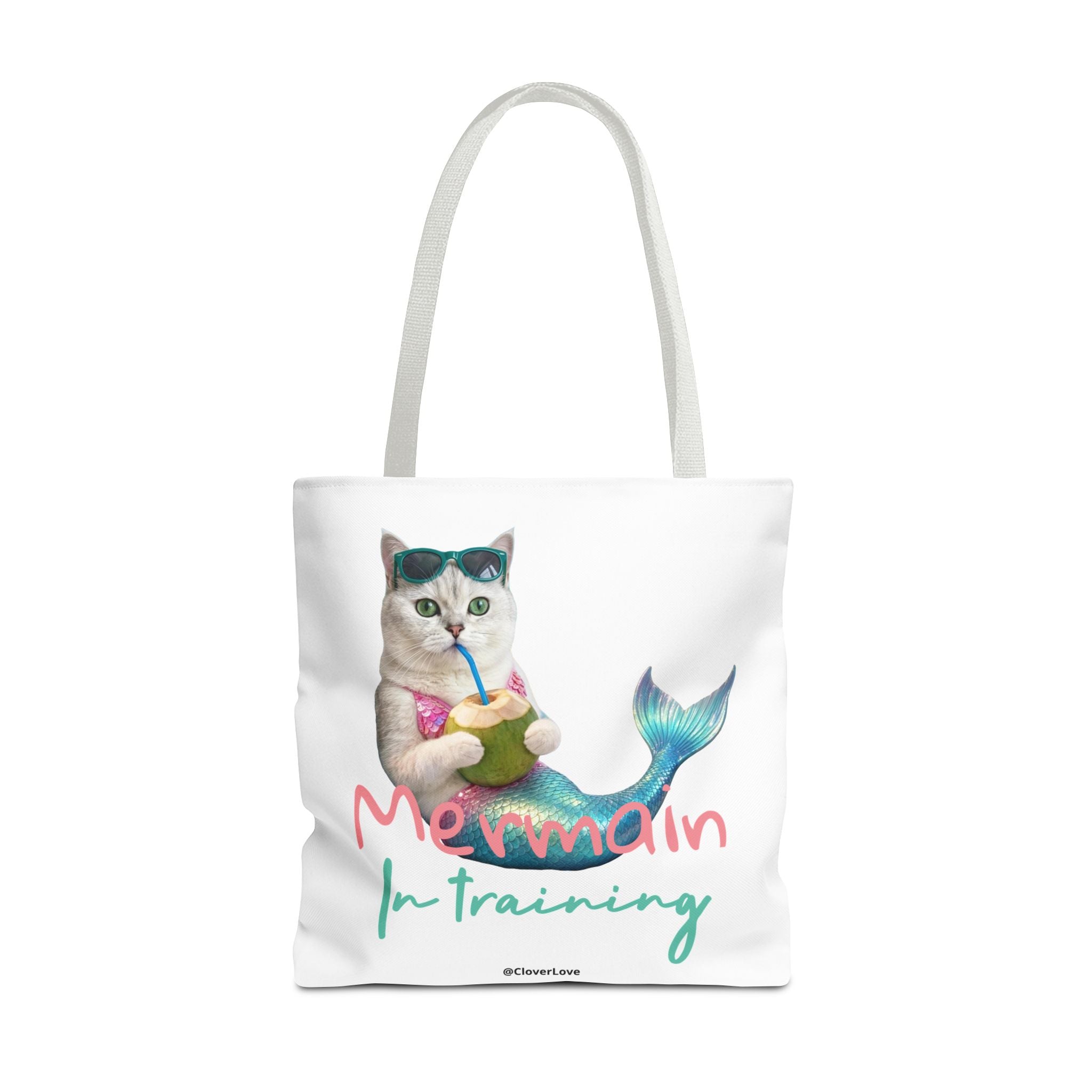Custom Cat Tote Bag | Personalized Cat Photo Summer Canvas Bag