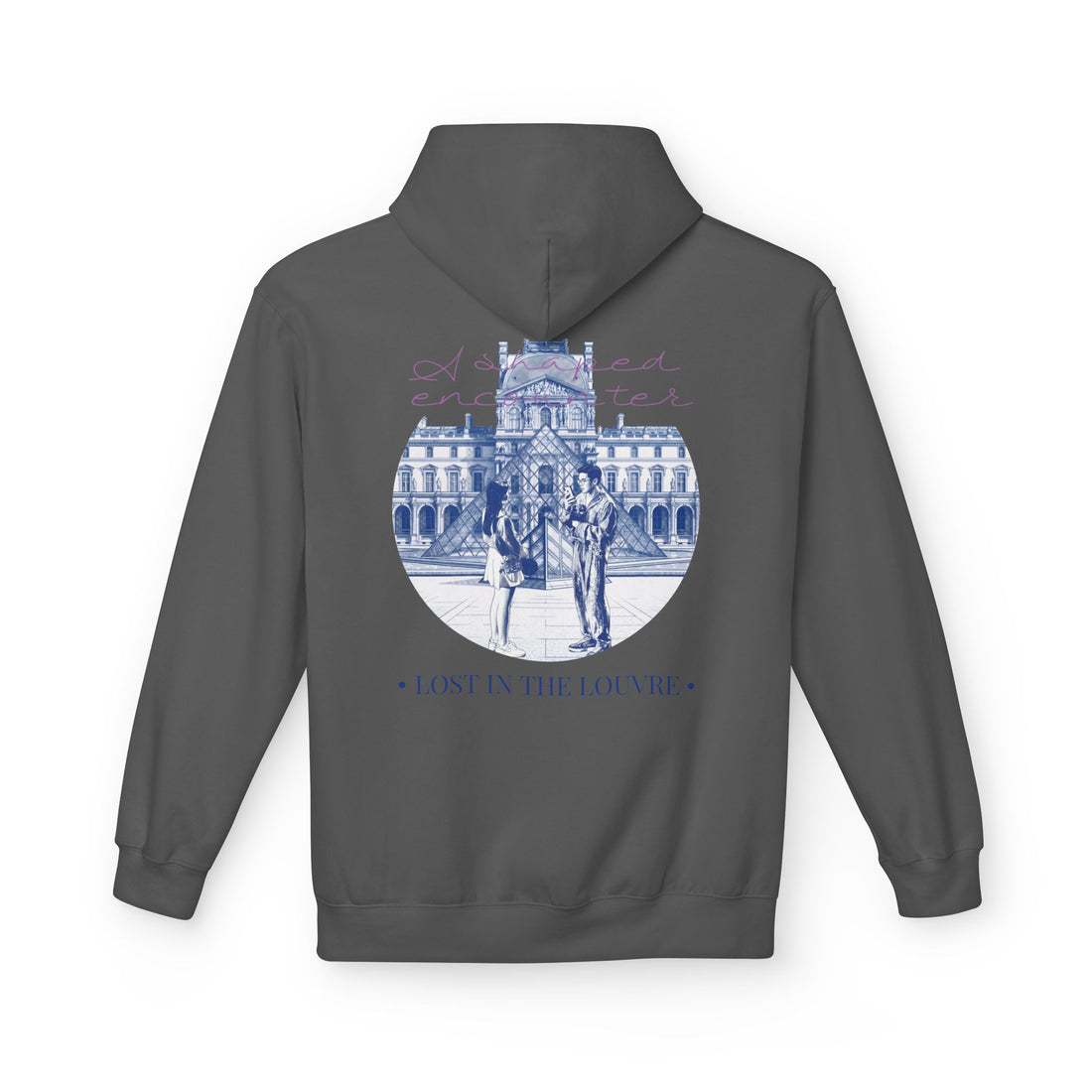 Lost In The Louvre Hoodie | Paris Travel Landmark Sweatshirt