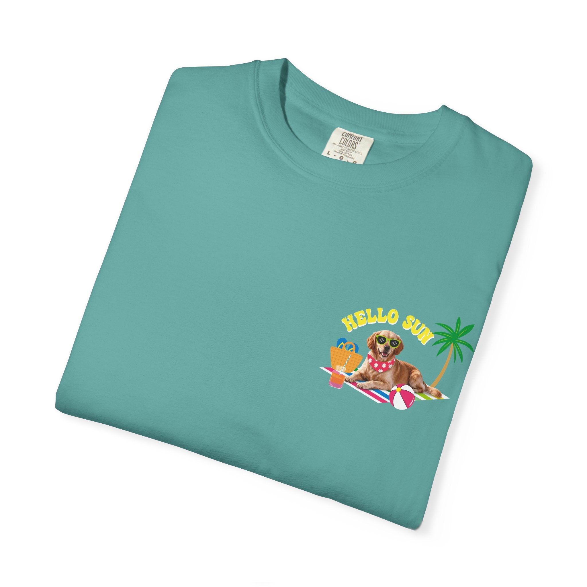 Custom Dog Summer T-Shirt - Funny Beach Dog Tee, Dog Lover Gift
