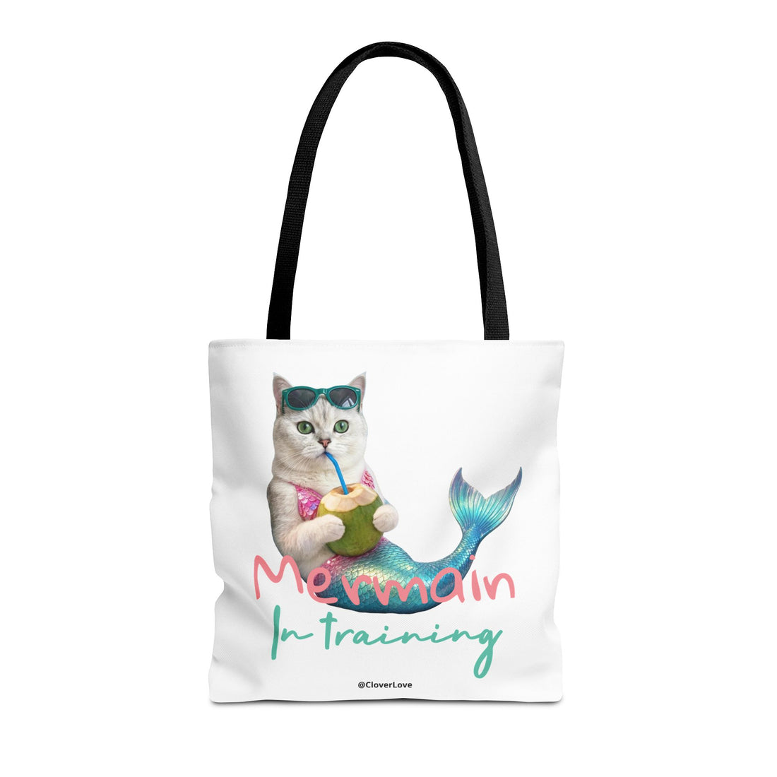 Custom Cat Tote Bag | Personalized Cat Photo Summer Canvas Bag