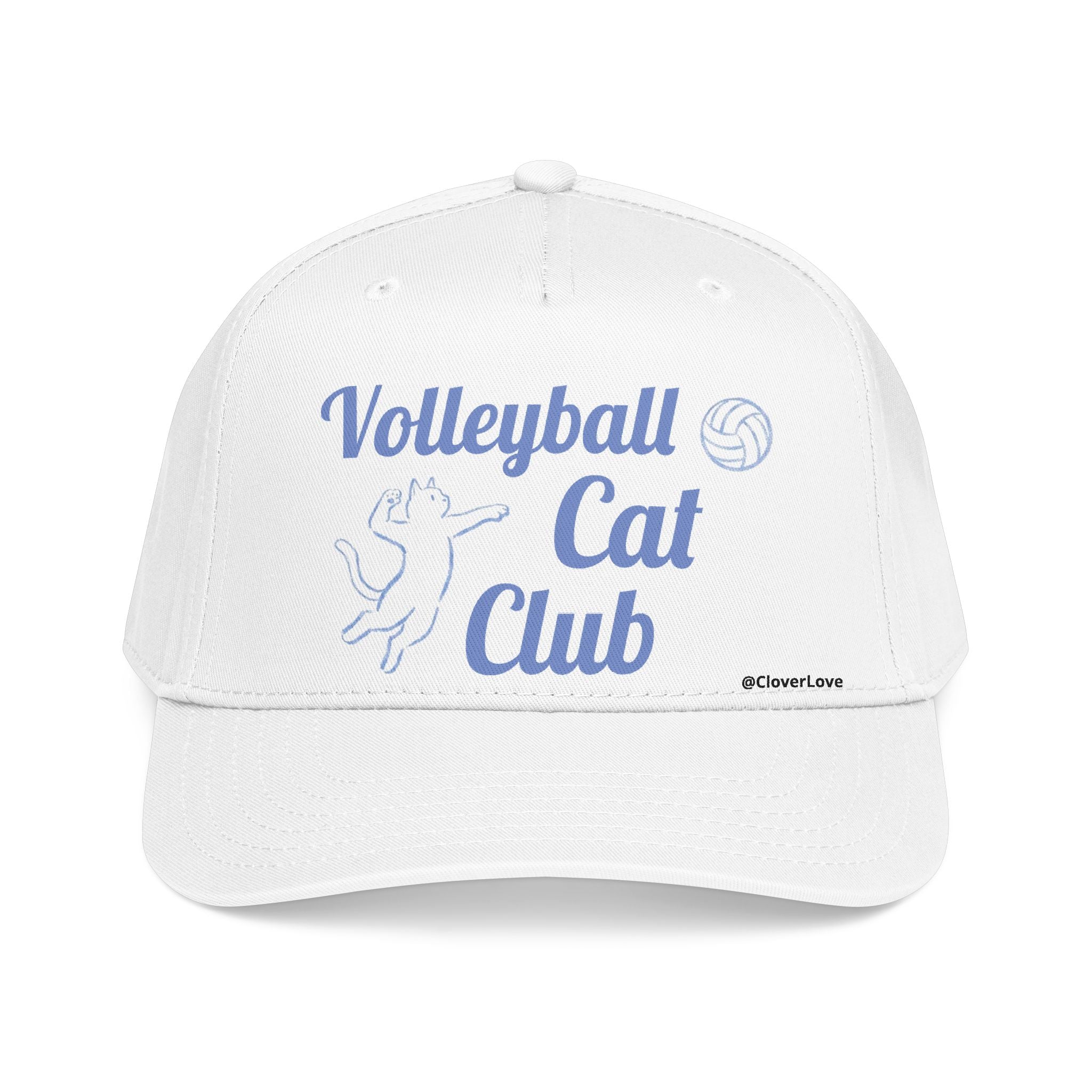 VC8, Cat's Skiff Adventure Baseball Cap — Cute Nautical Cat Hat with @CloverLove Design