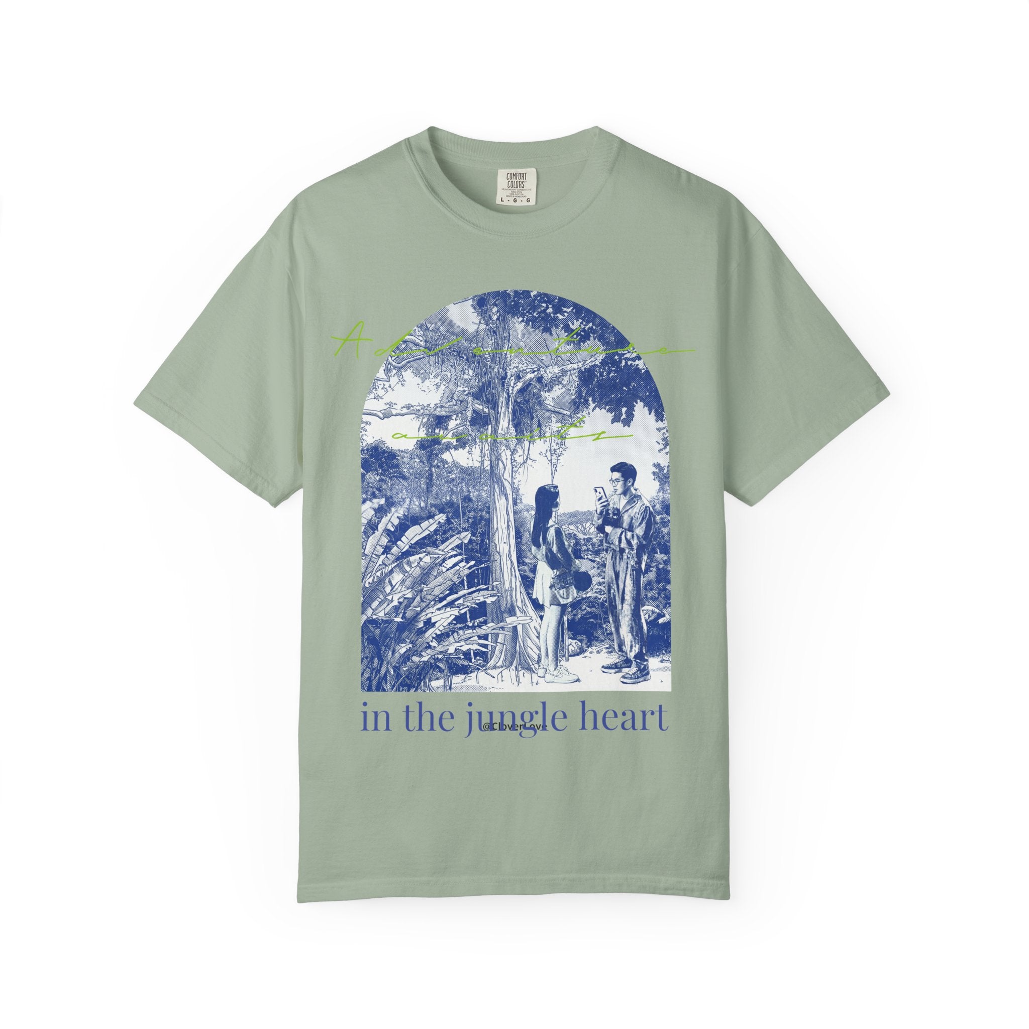 Custom Jungle Adventure Travel T-Shirt - Couple Vacation Gift