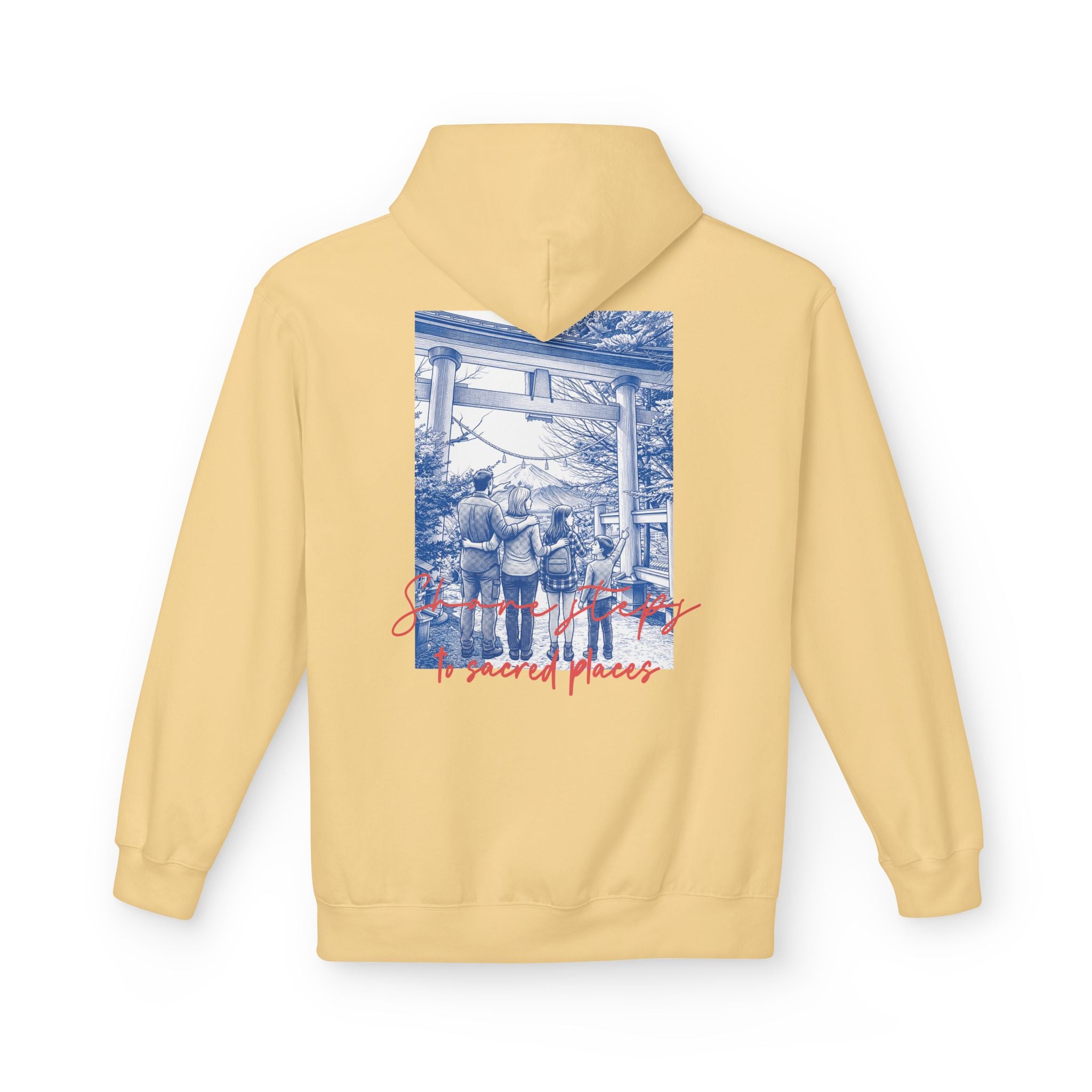 Sacred Places Hoodie | Vintage Travel Landmark Sweatshirt