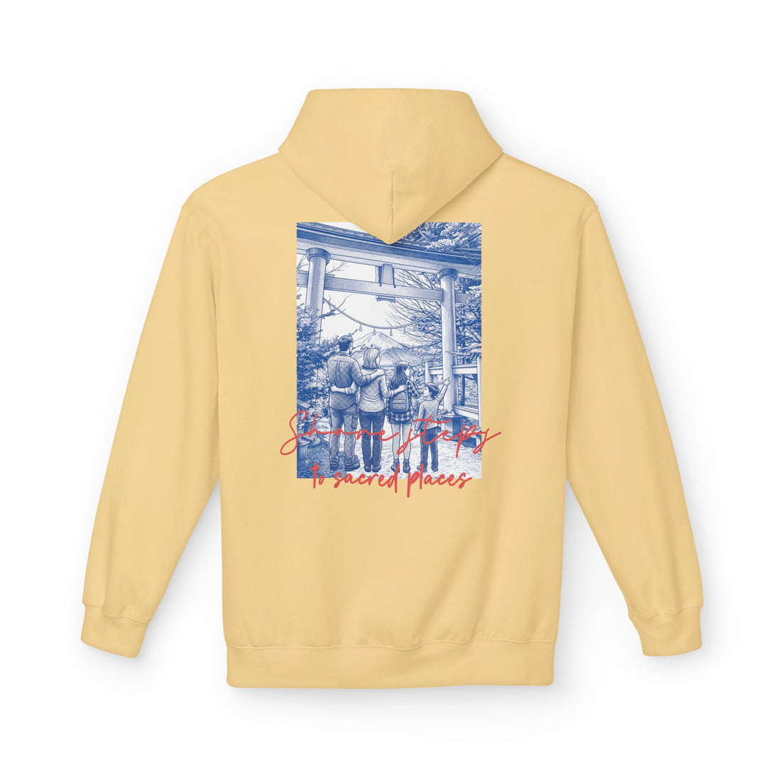 Sacred Places Hoodie | Vintage Travel Landmark Sweatshirt