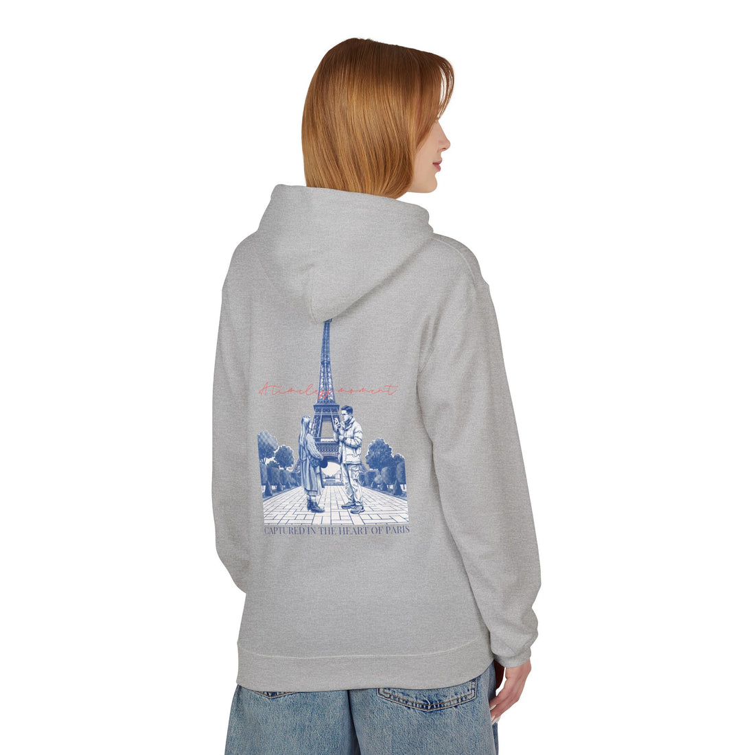 Paris Eiffel Tower Hoodie | Romantic Travel Graphic Sweatshirt