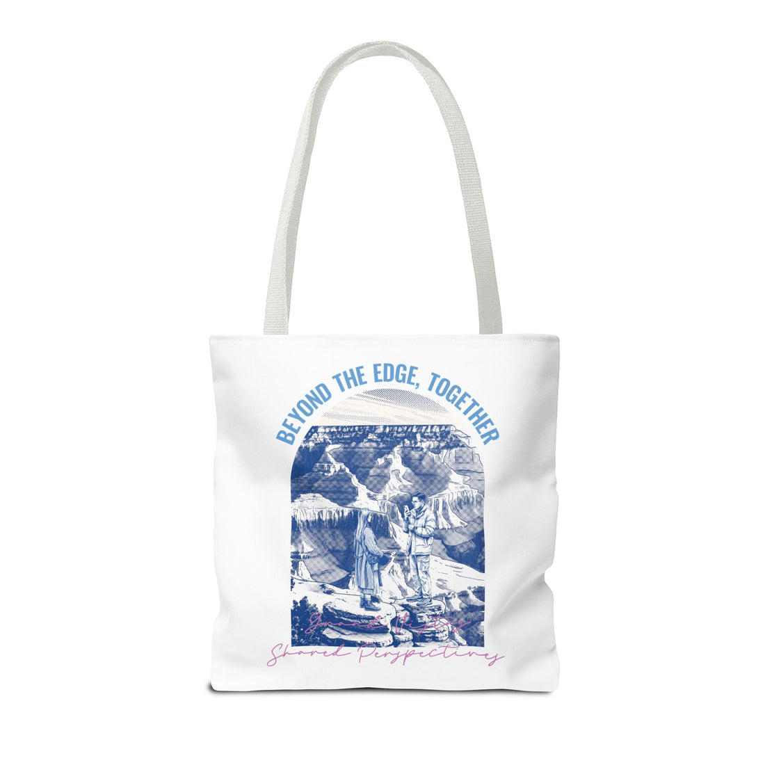 Beyond The Edge Travel Tote Bag | Grand Canyon Adventure Canvas Tote Bag for Travel Lovers
