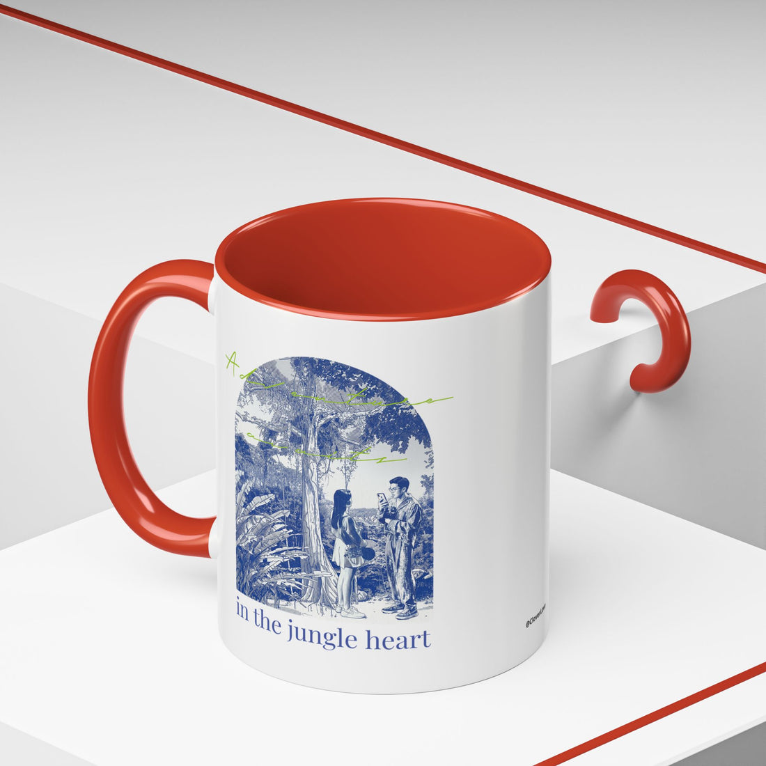Jungle Adventure Travel Mug - Tropical Nature Coffee Cup for Explorers