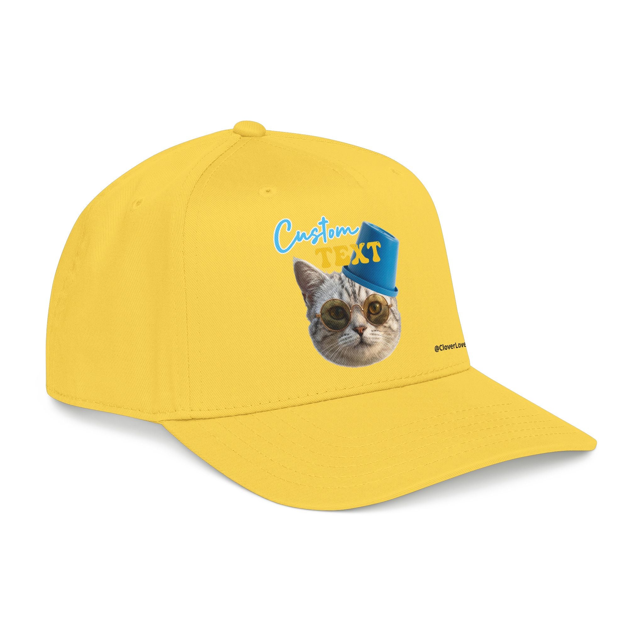 Funny Cat Photo Hat | Custom Pet Lover Baseball Cap