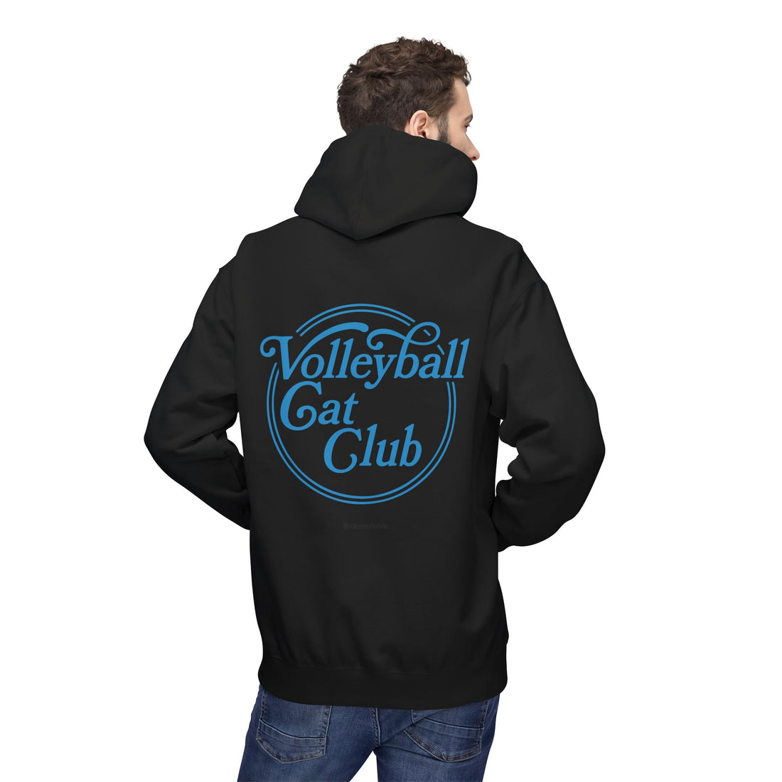 VC3, Catch the Echo Hoodie — Ocean Cat Adventure Graphic Hoodie