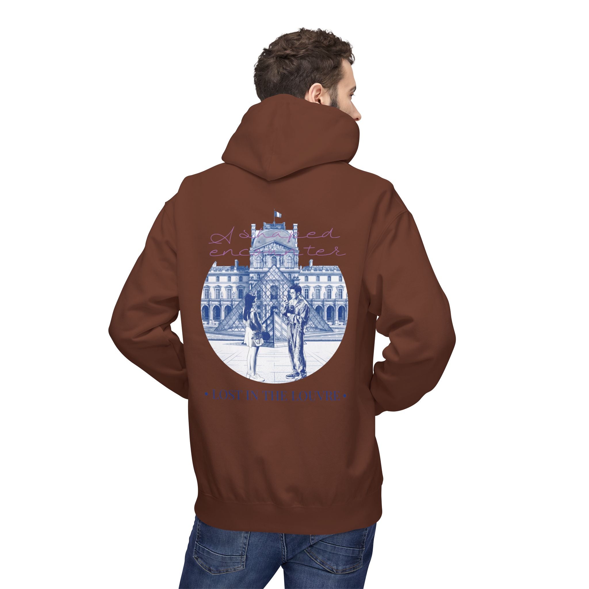 Lost In The Louvre Hoodie | Paris Travel Landmark Sweatshirt