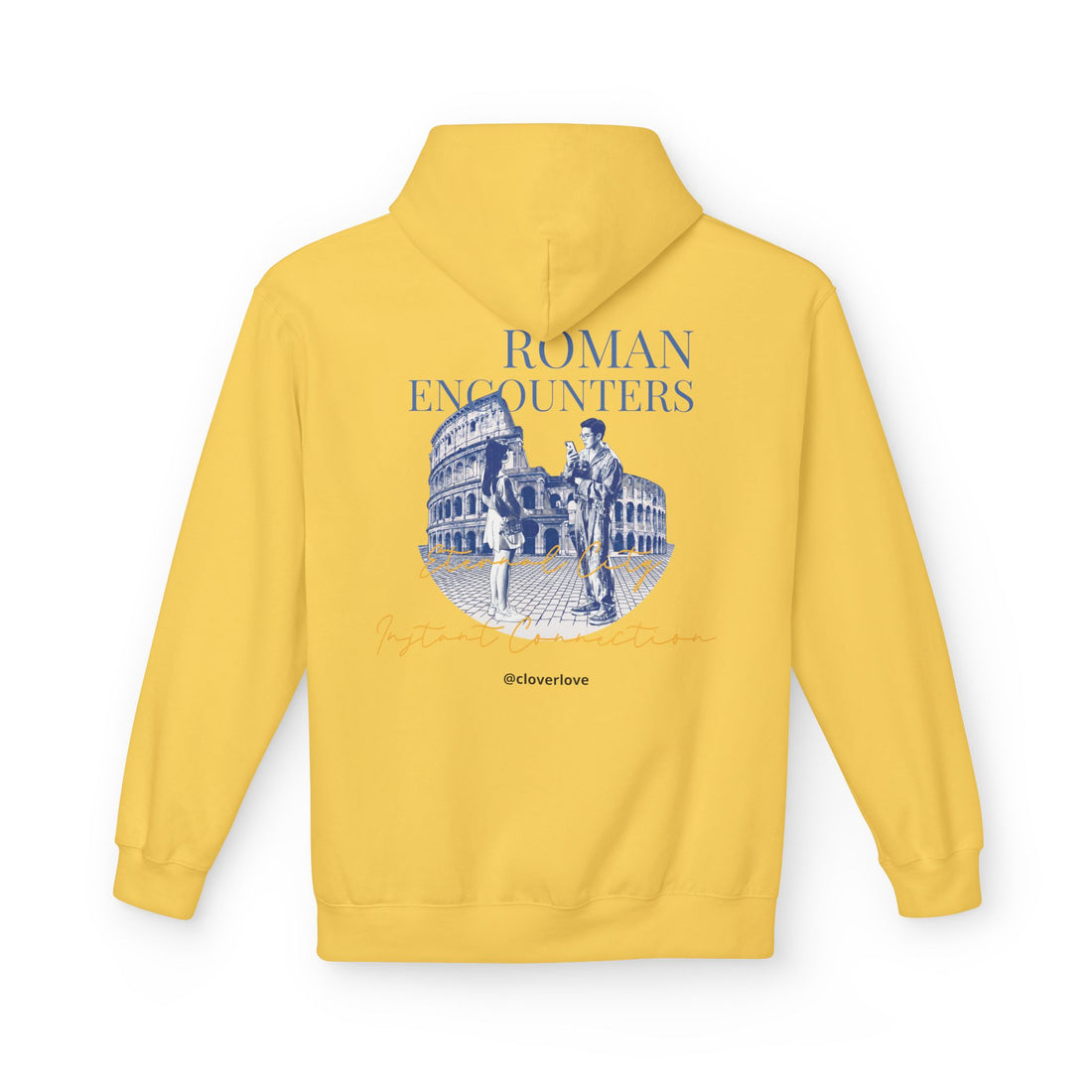 Kapuzenpullover „Römische Begegnungen“ | Kolosseum Reise-Wahrzeichen Sweatshirt