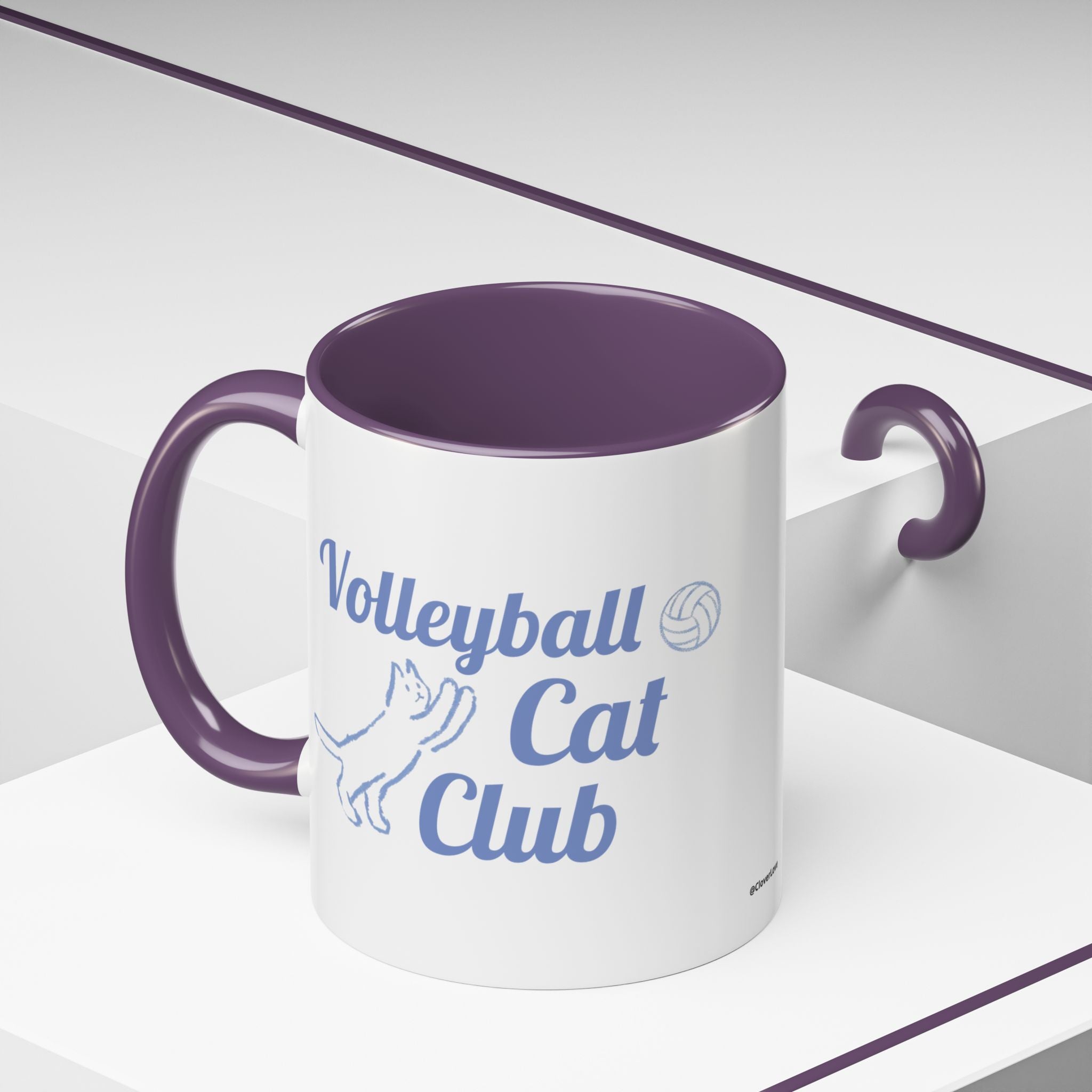 Volleyball-Liebhaber-Tasse | Katzen-Geschenk