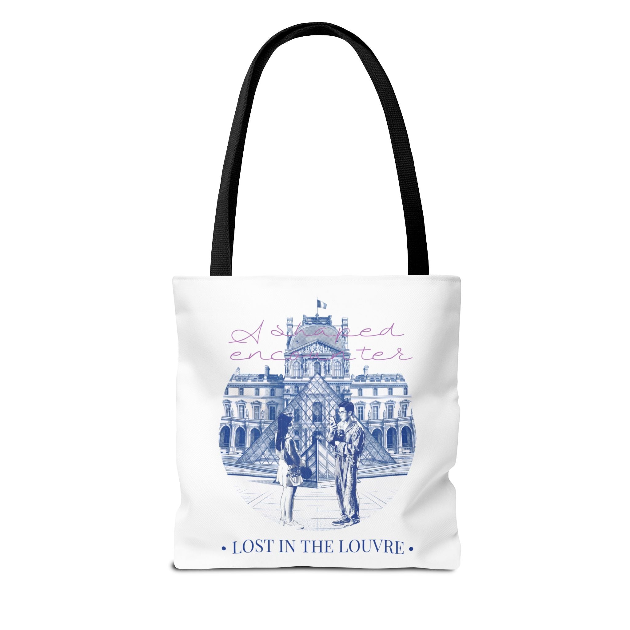 Louvre Paris Tote Bag | Vintage Museum Travel Canvas Bag