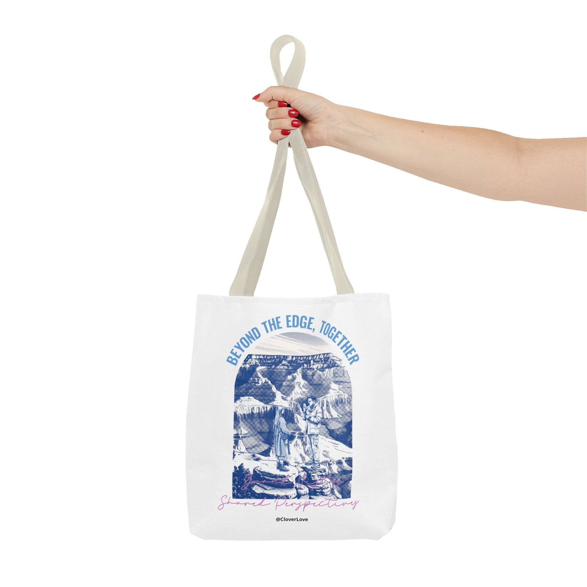 Beyond The Edge Travel Tote Bag | Grand Canyon Adventure Canvas Tote Bag for Travel Lovers