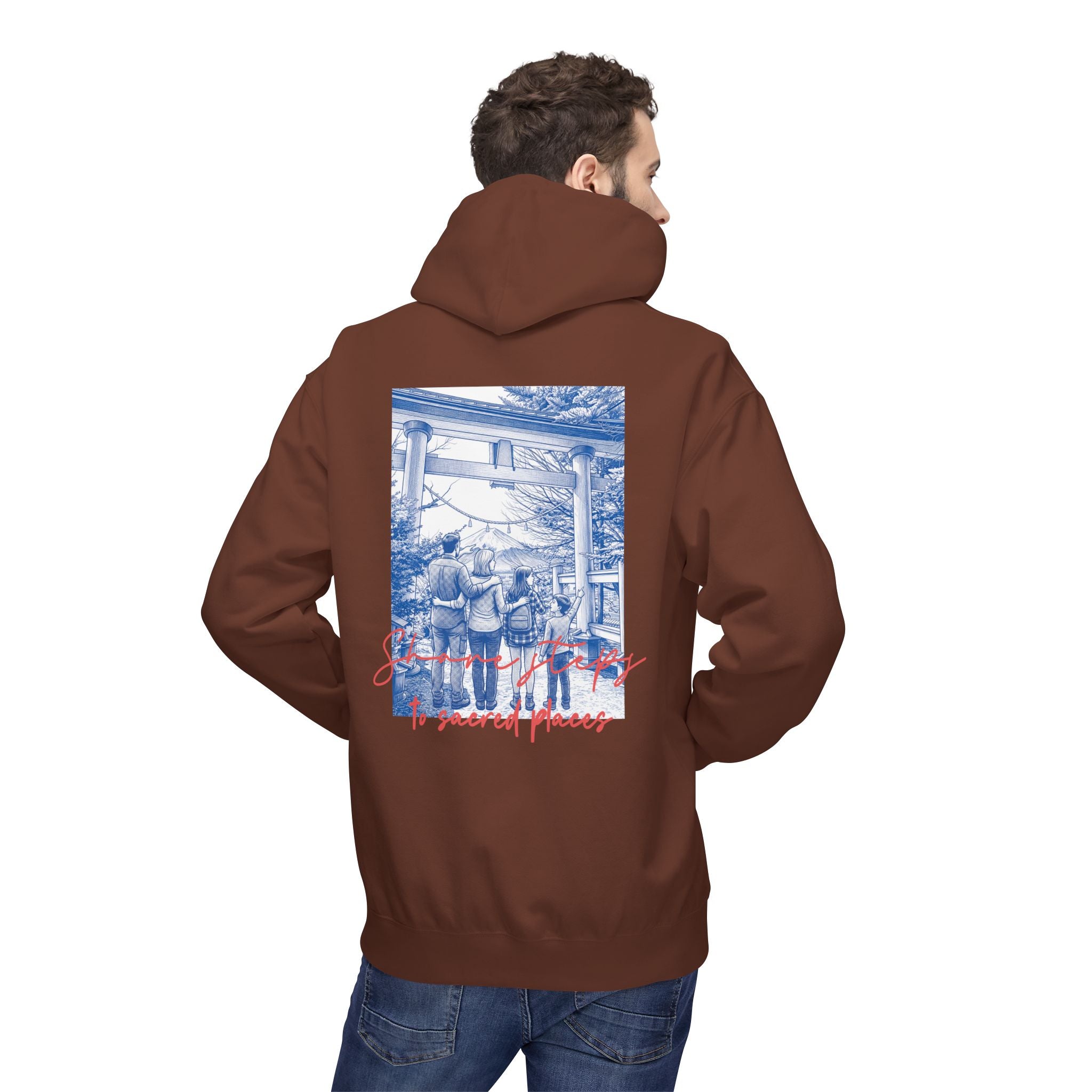 Sacred Places Hoodie | Vintage Travel Landmark Sweatshirt