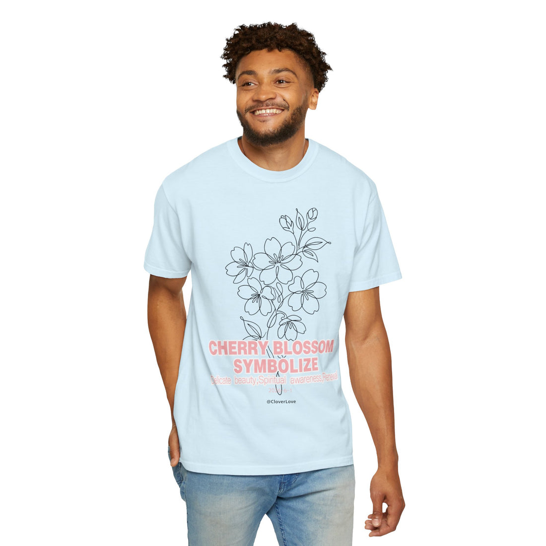 Cherry Blossom Flower T-Shirt - Sakura Botanical Graphic Shirt