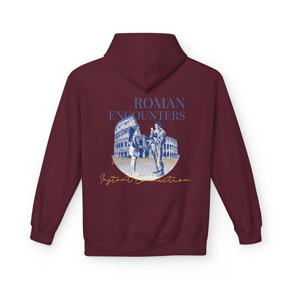 Roman Encounters Hoodie | Colosseum Travel Landmark Sweatshirt