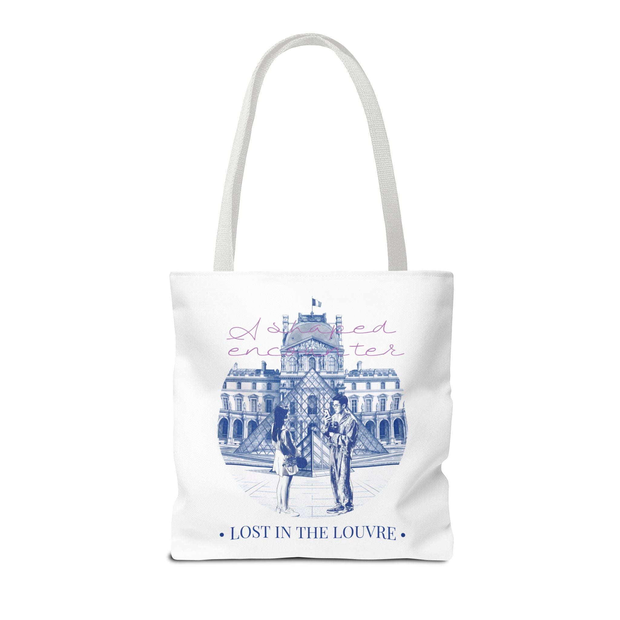Louvre Paris Tote Bag | Vintage Museum Travel Canvas Bag
