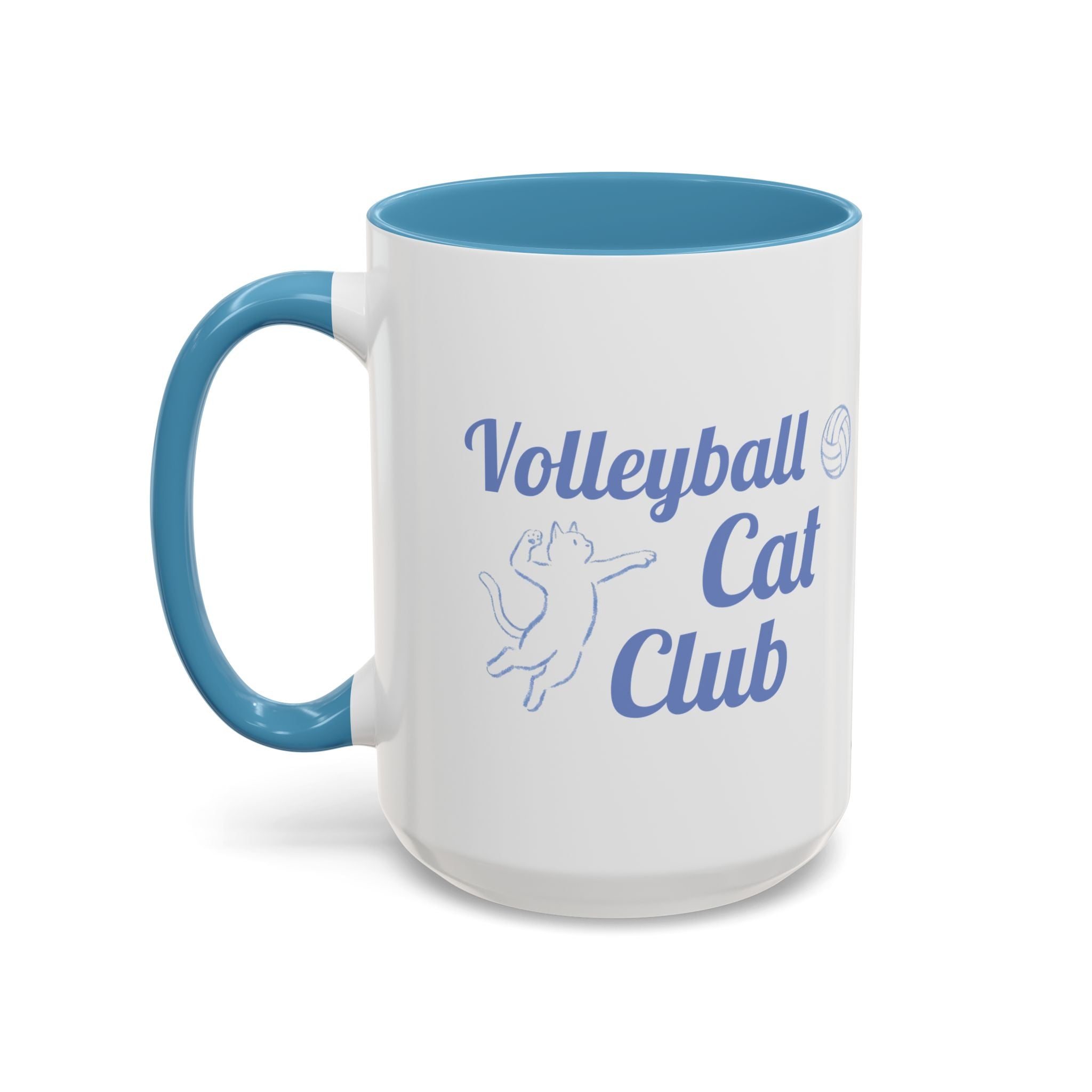 Volleyball Club Mug | Cat Design