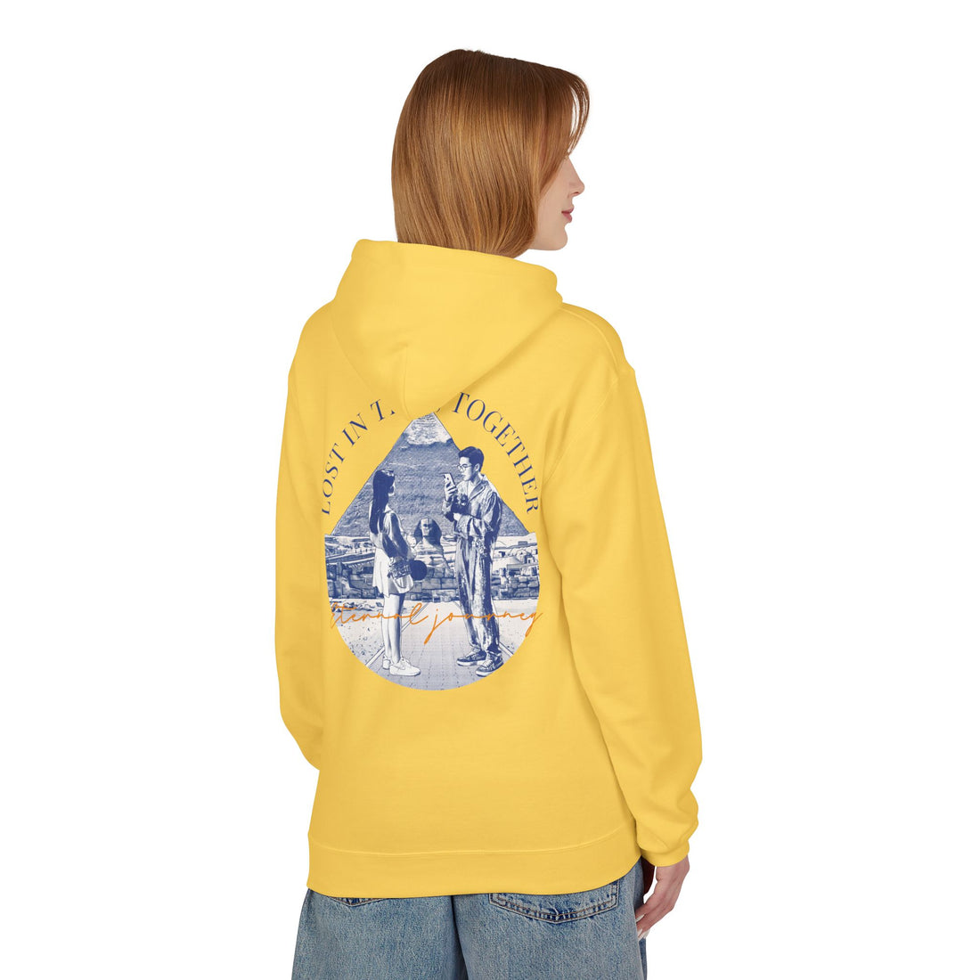 Vintage Travel Hoodie | Couple Landmark Graphic Sweatshirt