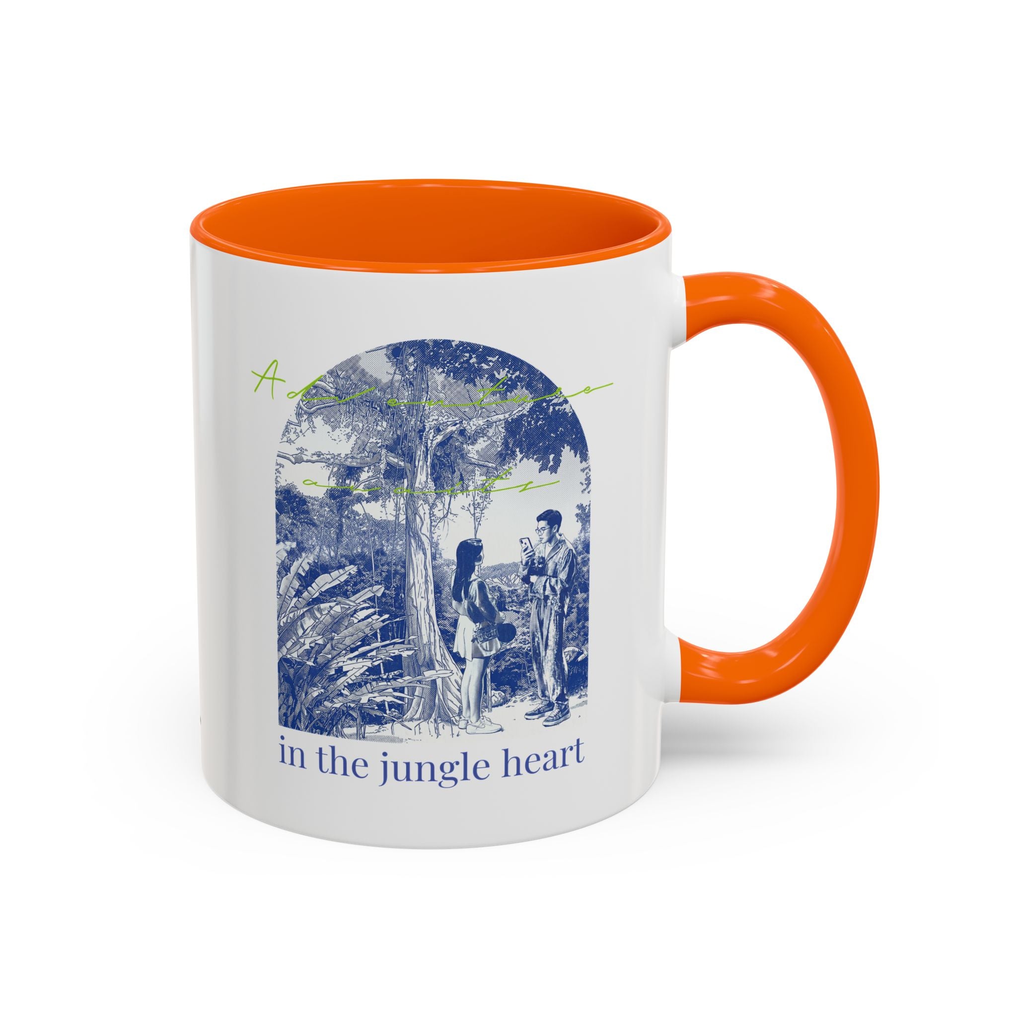 Jungle Adventure Travel Mug - Tropical Nature Coffee Cup for Explorers