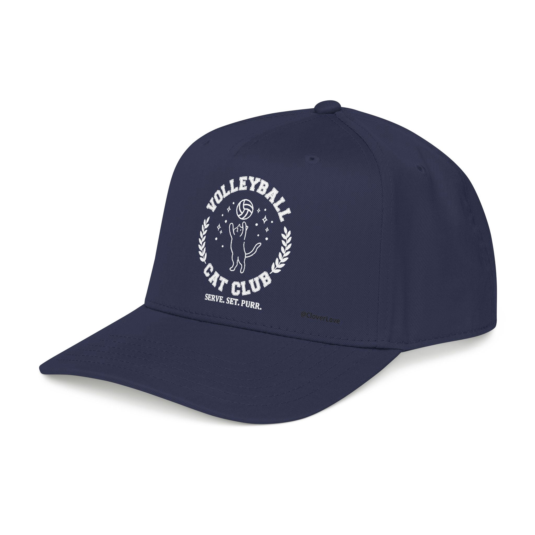 VC2, Cat's Skiff Adventure Baseball Cap — Cute Nautical Cat Hat with @CloverLove Design