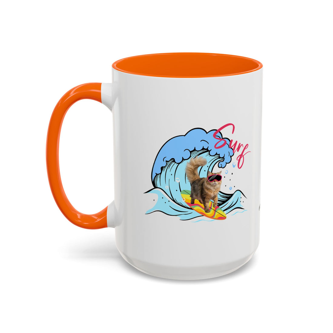 Summer Diving Dog Mug | Personalized Dog Photo Coffee Cup With Custom Text
