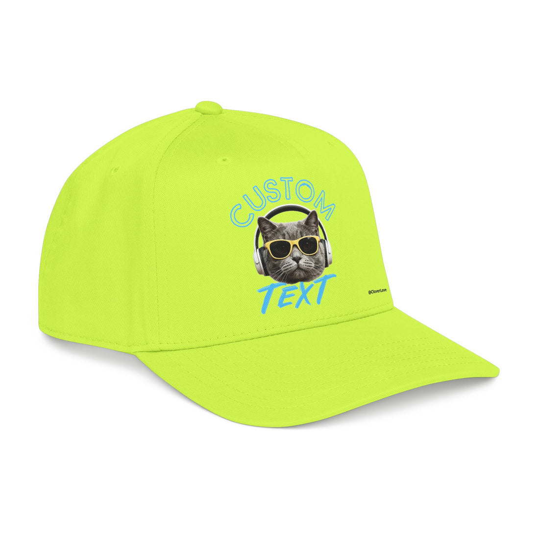 Custom Cat Photo Baseball Cap | Personalized Pet Lover Hat