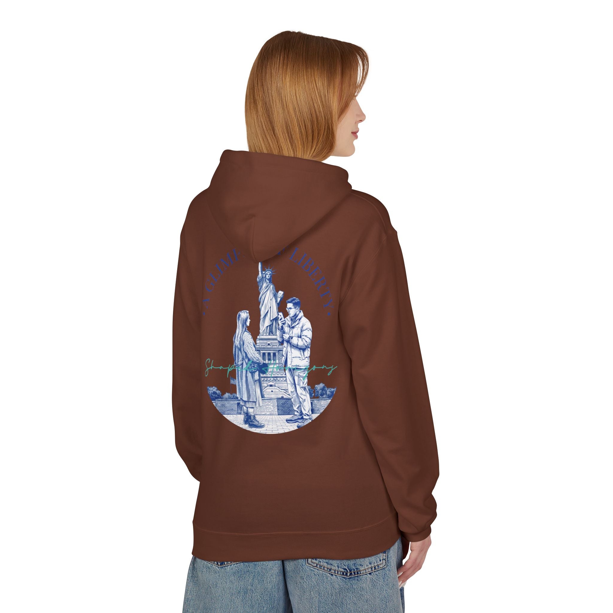 Statue of Liberty Adventure Hoodie | Vintage New York Travel Sweatshirt